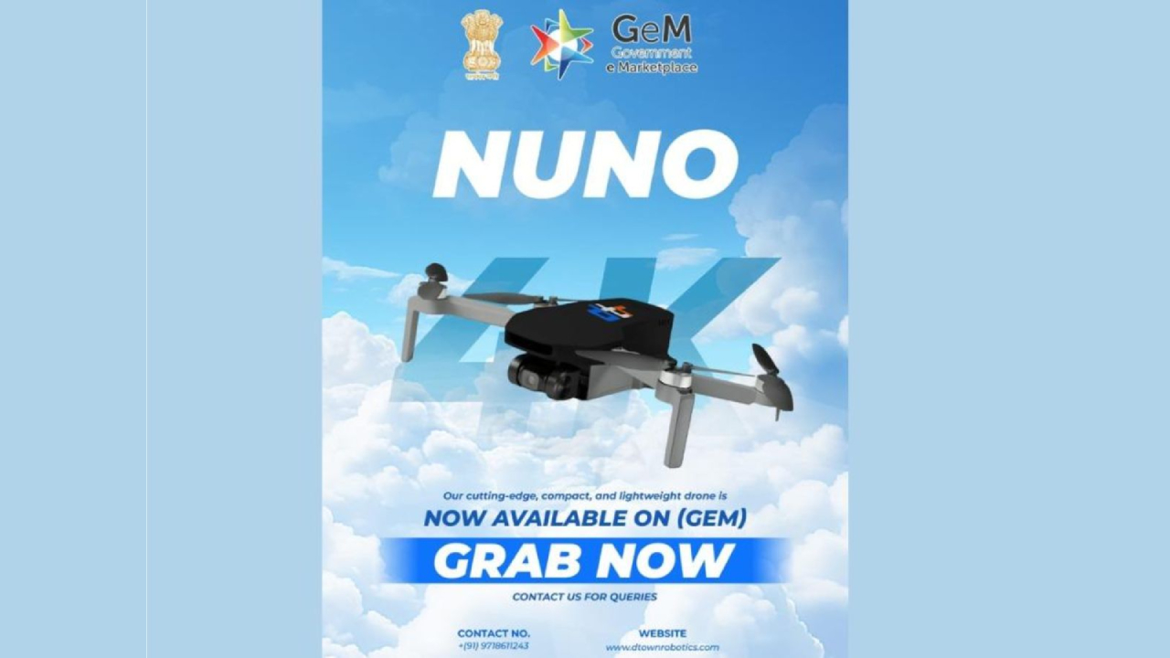 Tiny Drone, Towering Possibilities: Discover the Nuno Drone from D-Town Robotics